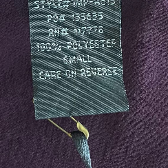 Love Stitch Purple Mesh Jeweled Top size Small - Picture 5 of 5